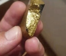 Gold Bar in Hand